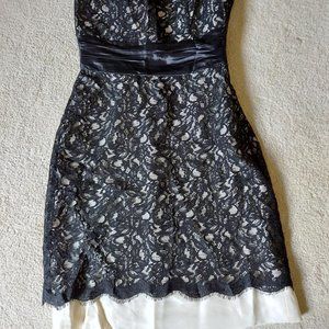 White House/Black Market Strapless Dress Size 2